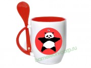 Кружки с ложкой, с любым изображением